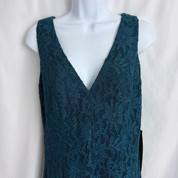 NWT One By Eight Sparkly Double Lined Lace Formal Dress - Picture 2 of 13
